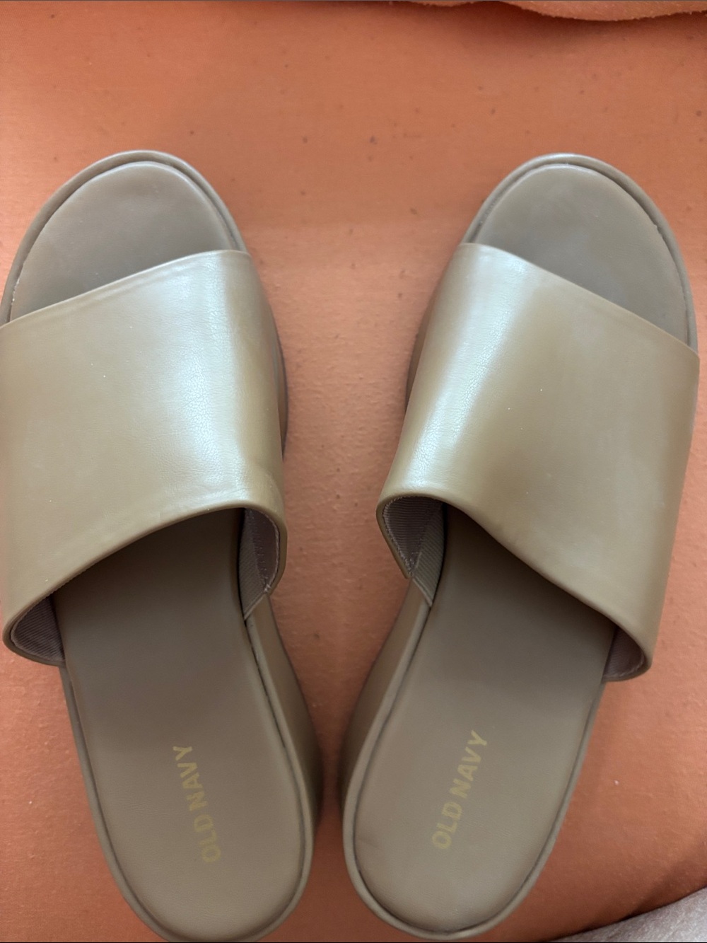 Old Navy Women's Taupe Slide Sandals